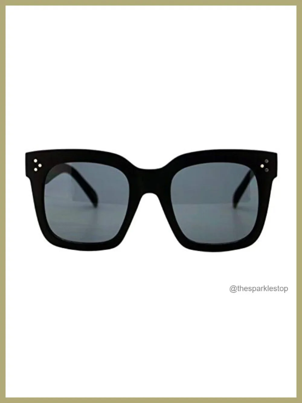 Women Oversized Square Sunglasses UV400 Protection Polycarbonate Lens